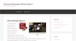 Desktop Screenshot of bradyspeersfamily.com