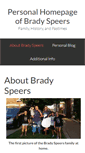 Mobile Screenshot of bradyspeersfamily.com